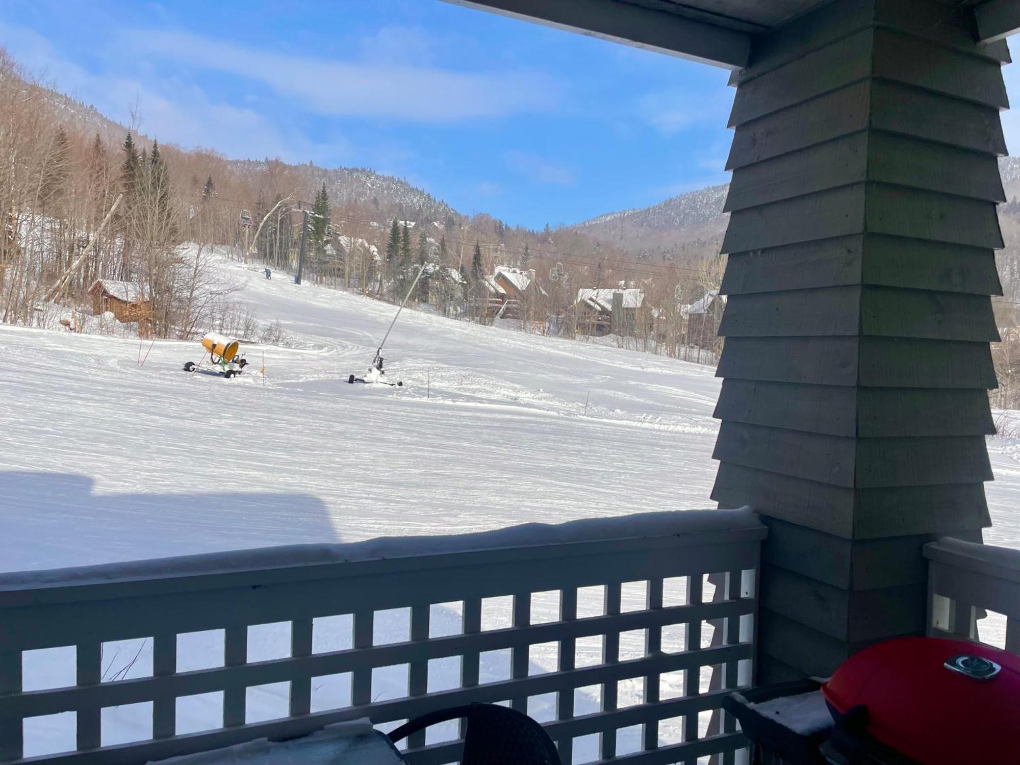 Ski-In, Ski-Out Chaleureux Studio Loft Au Pied Des Pistes De Ski Apartment Stoneham Ngoại thất bức ảnh