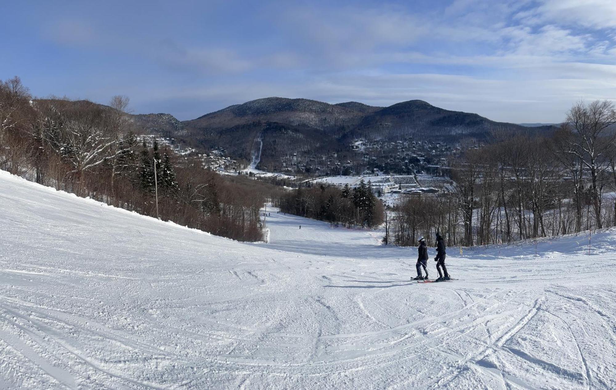 Ski-In, Ski-Out Chaleureux Studio Loft Au Pied Des Pistes De Ski Apartment Stoneham Ngoại thất bức ảnh